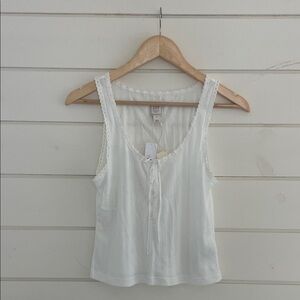 Doen x Gap Pointelle Tank size M